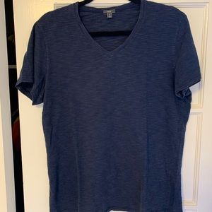 Blue striped linen v neck - Vince